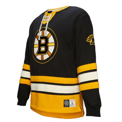 NHL Boston Bruins Heritage Lace-Up Pullover Sweatshirt