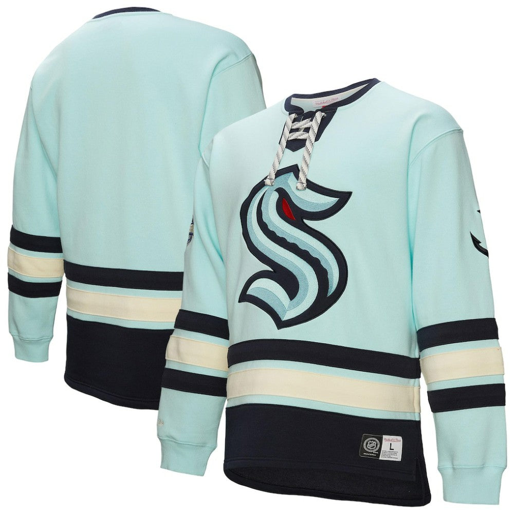 NHL Seattle Kraken Heritage Lace-Up Pullover Sweatshirt