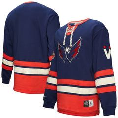NHL Washington Capitals Heritage Lace-Up Pullover Sweatshirt