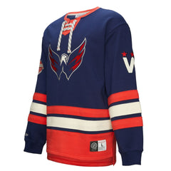 NHL Washington Capitals Heritage Lace-Up Pullover Sweatshirt