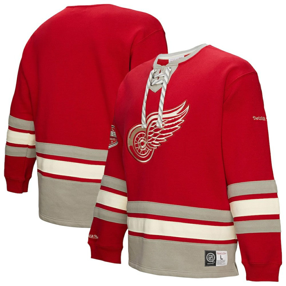 NHL Detroit Red Wings Heritage Lace-Up Pullover Sweatshirt