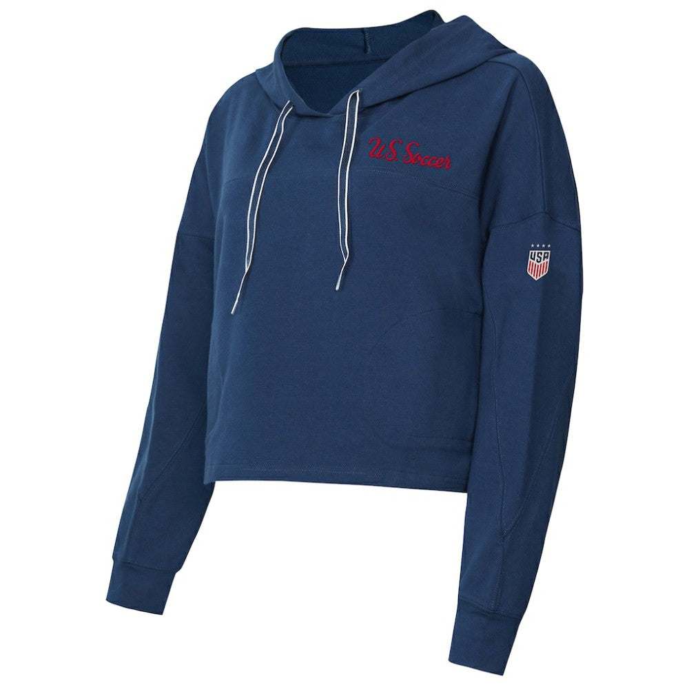 USWNT Concepts Sport Women's Elevation Tri-Blend Long Sleeve Pullover Hoodie