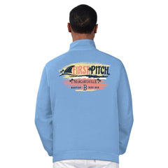 Light Blue Boston Red Sox Margaritaville First Pitch Quarter-Zip Pullover Top