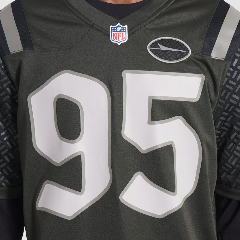 Quinnen Williams  2025 Rivalries Collection Game Jersey - New York Jets Jerseys
