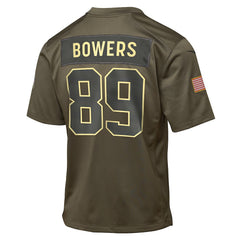 Brock Bowers  Youth 2025 Salute to Service Game Jersey - Las Vegas Raiders Jerseys