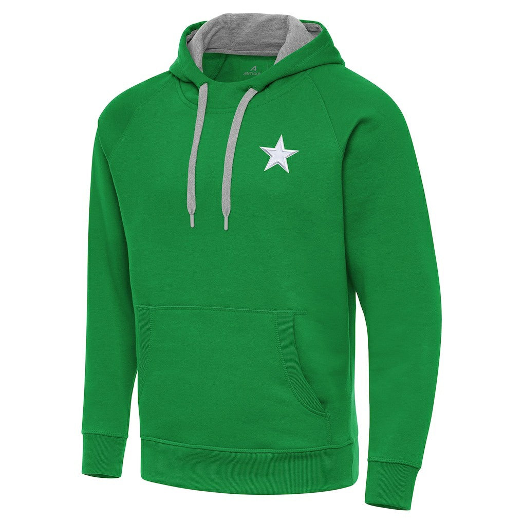 Antigua St. Patrick's Day Victory Pullover Hoodie - Dallas Cowboys Hoodies