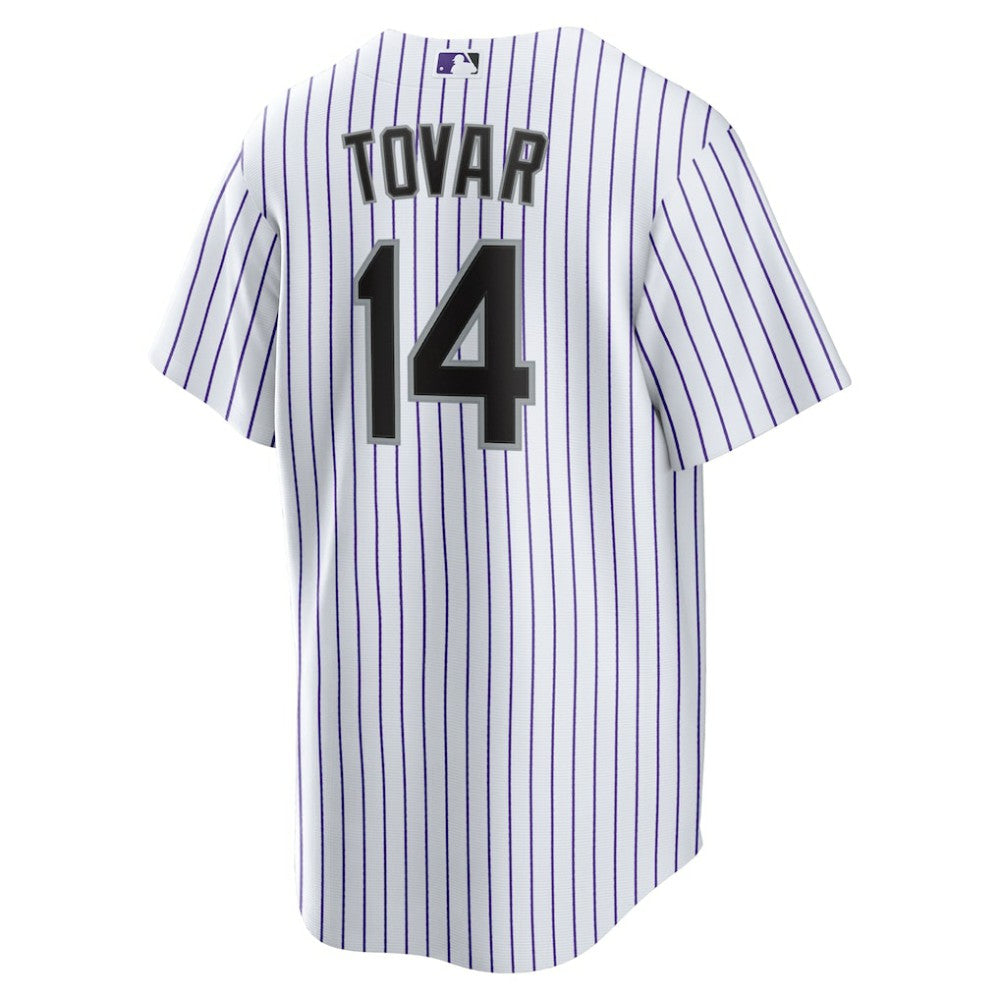 White Ezequiel Tovar Colorado Rockies Nike Home Replica Jersey