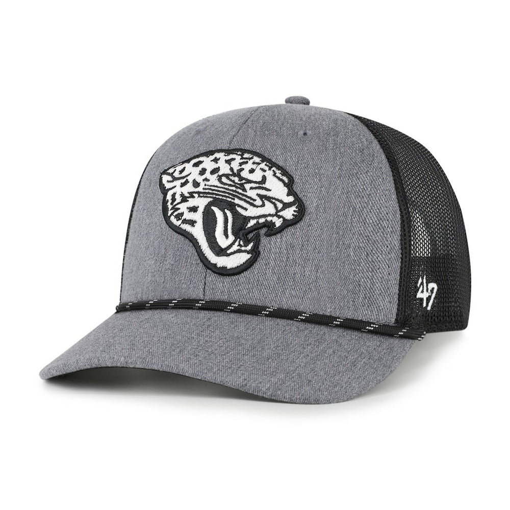 '47 Carbon Rope Trucker Adjustable Hat - Jacksonville Jaguars Hats