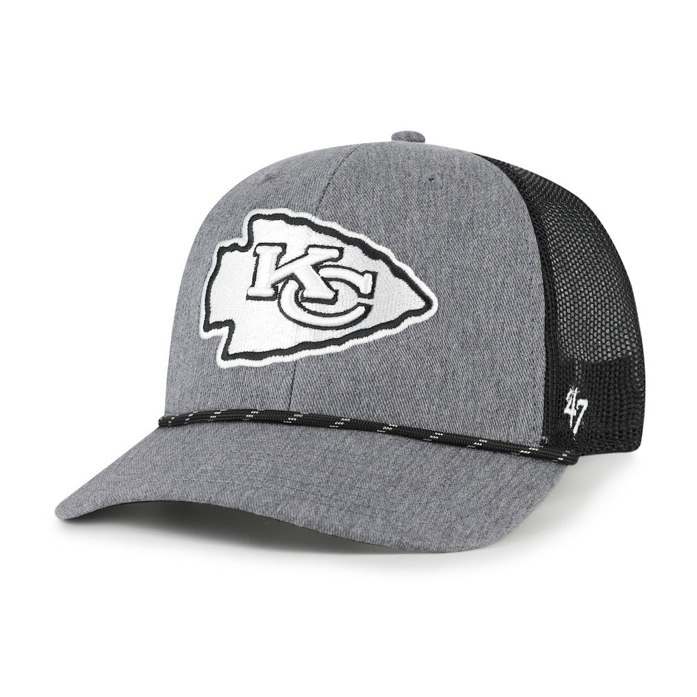 '47 Carbon Rope Trucker Adjustable Hat - Kansas City Chiefs Hats