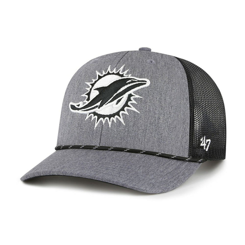 '47 Carbon Rope Trucker Adjustable Hat - Miami Dolphins Hats