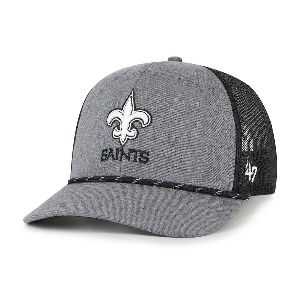 '47 Carbon Rope Trucker Adjustable Hat - New Orleans Saints Hats