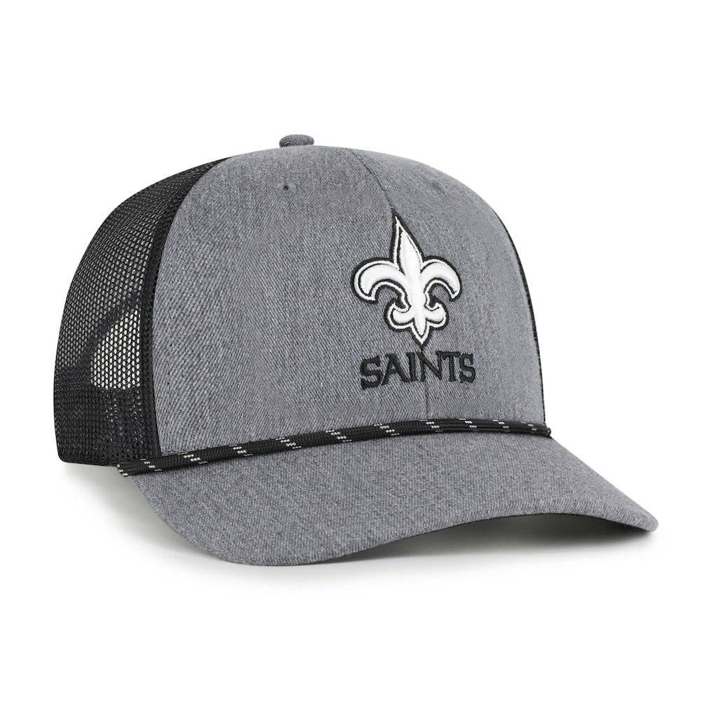 '47 Carbon Rope Trucker Adjustable Hat - New Orleans Saints Hats