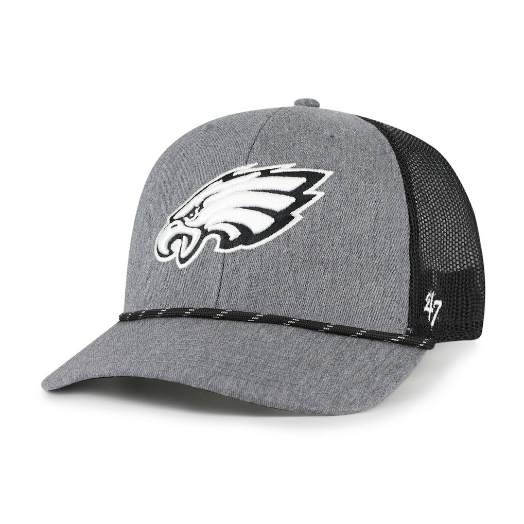 '47 Carbon Rope Trucker Adjustable Hat - Philadelphia Eagles Hats