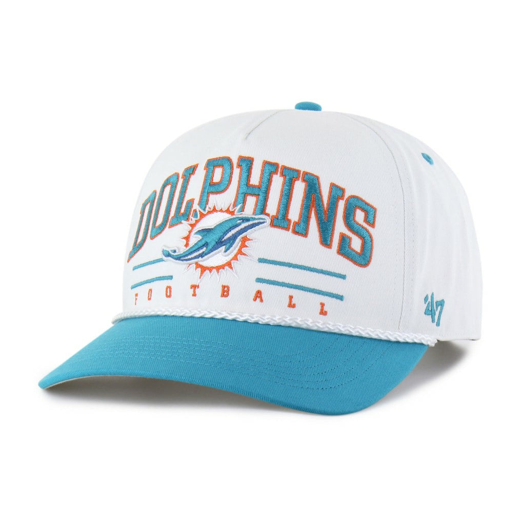 '47 Roscoe Two-Toned Hitch Adjustable Hat - Miami Dolphins Hats
