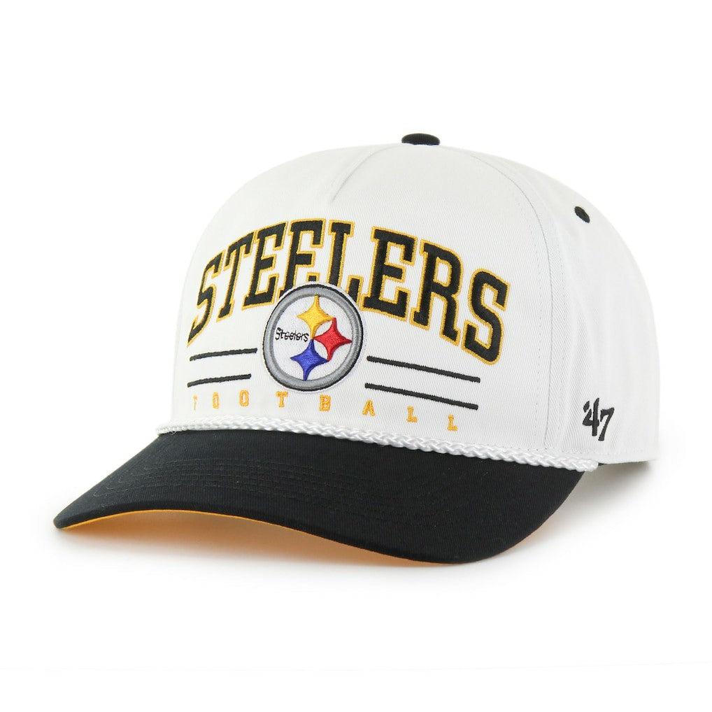 '47 Roscoe Two-Toned Hitch Adjustable Hat - Pittsburgh Steelers Hats