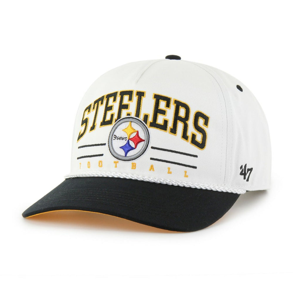 '47 Roscoe Two-Toned Hitch Adjustable Hat - Pittsburgh Steelers Hats