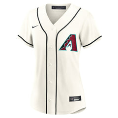 Cream Arizona Diamondbacks Nike Women's Home Custom Replica 2.0 Jersey