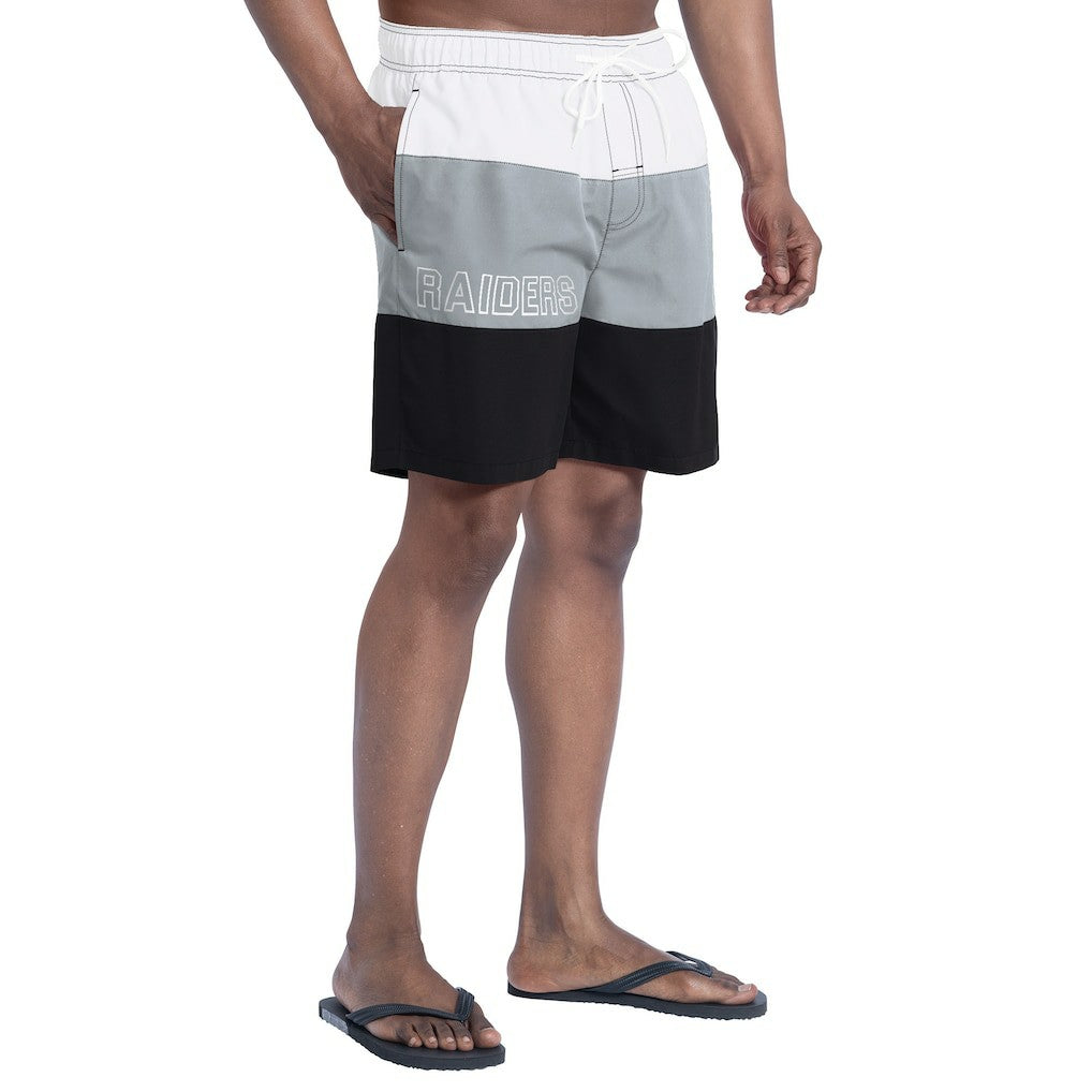 G-III Sports by Carl Banks Sunrise Volley Swim Shorts - Las Vegas Raiders Shorts
