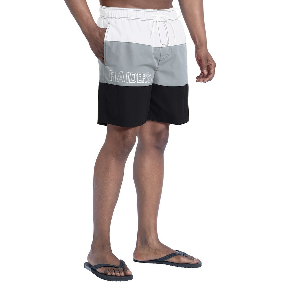 G-III Sports by Carl Banks Sunrise Volley Swim Shorts - Las Vegas Raiders Shorts