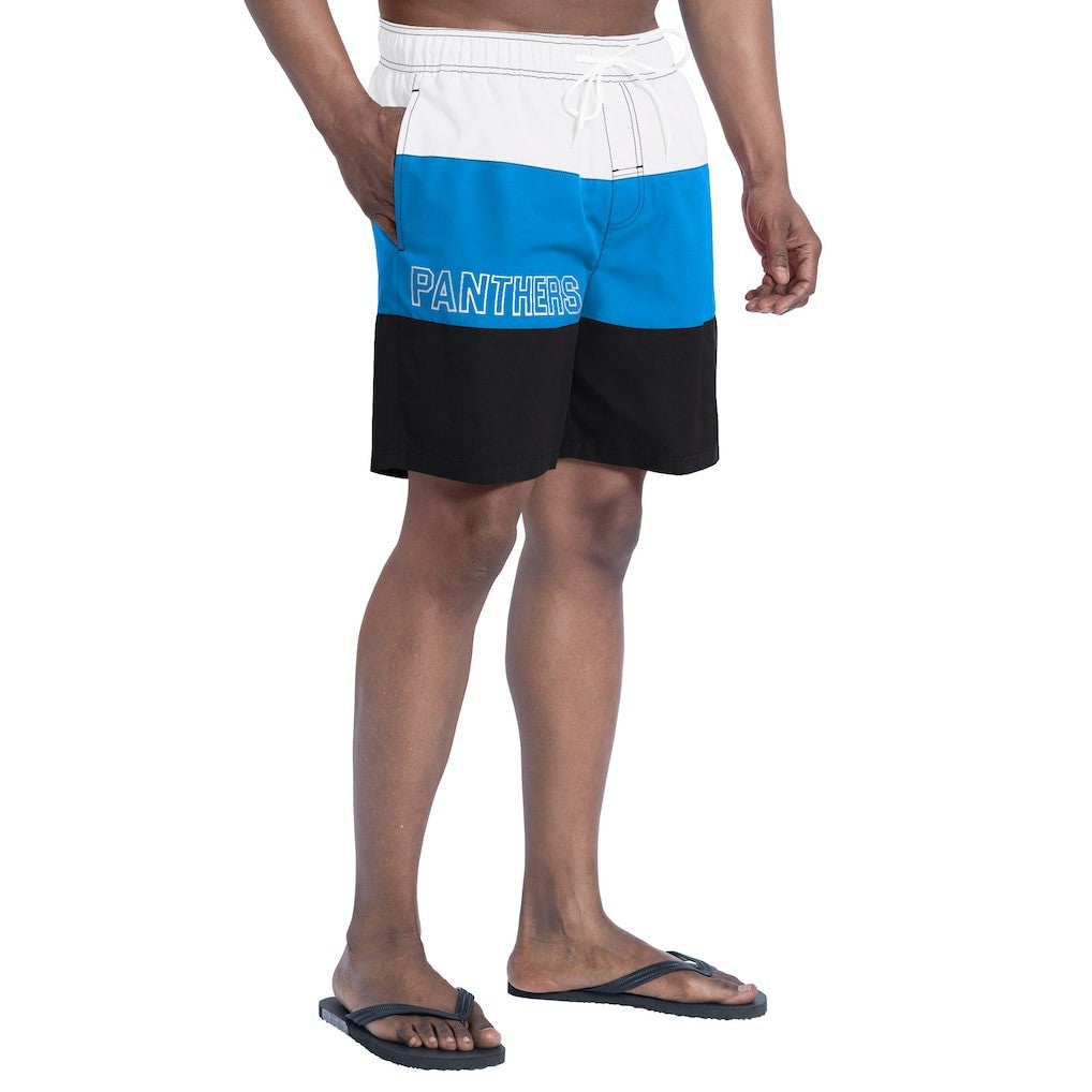 G-III Sports by Carl Banks Sunrise Volley Swim Shorts - Carolina Panthers Shorts