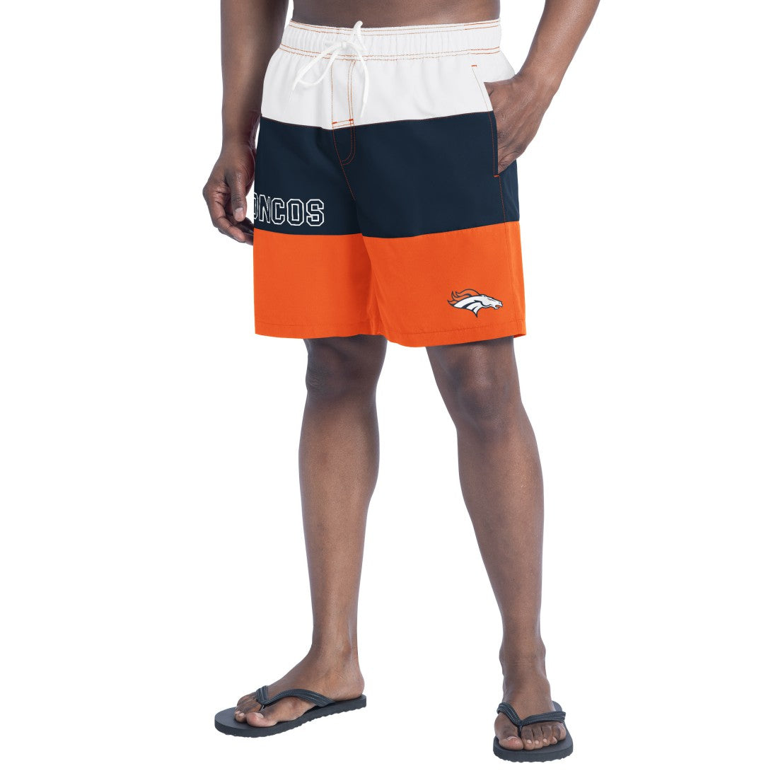 G-III Sports by Carl Banks Sunrise Volley Swim Shorts - Denver Broncos Shorts