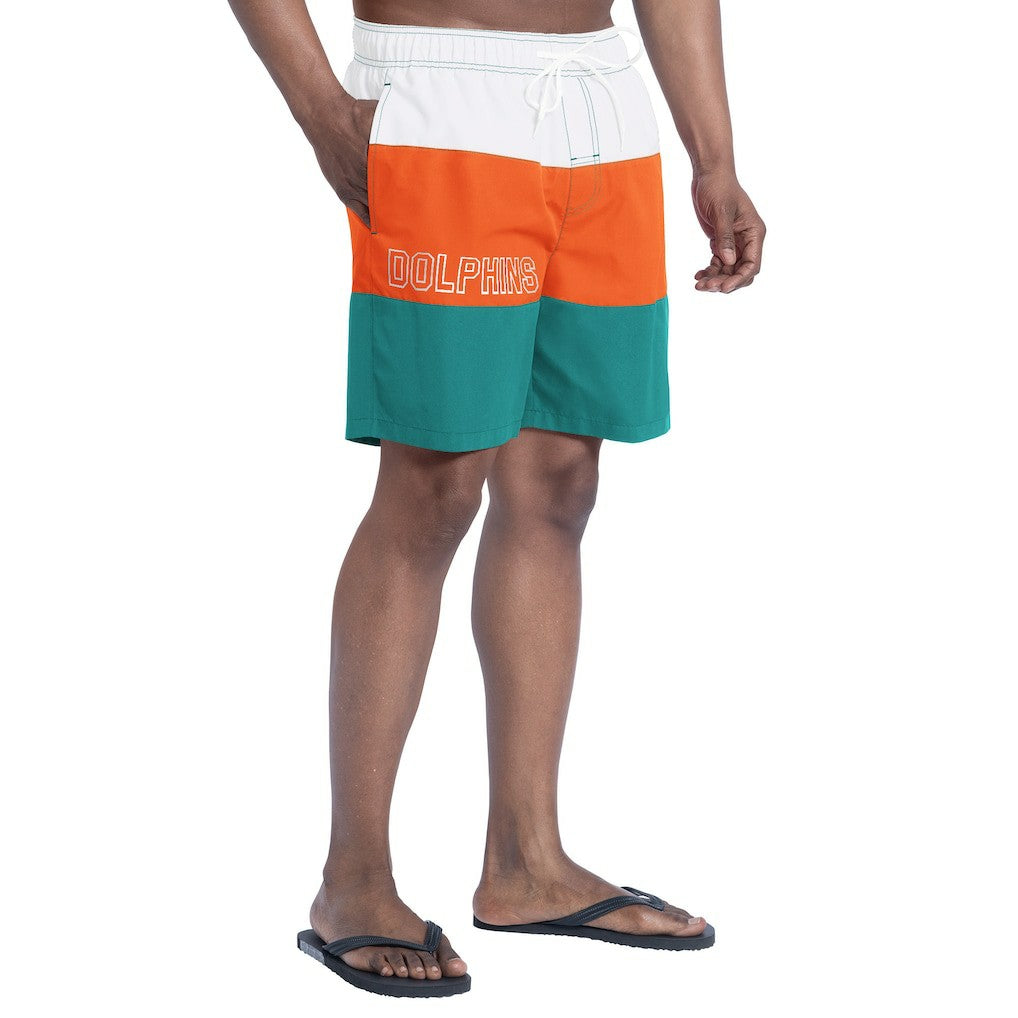 G-III Sports by Carl Banks Sunrise Volley Swim Shorts - Miami Dolphins Shorts