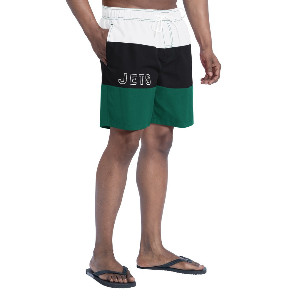 G-III Sports by Carl Banks Sunrise Volley Swim Shorts - New York Jets Shorts