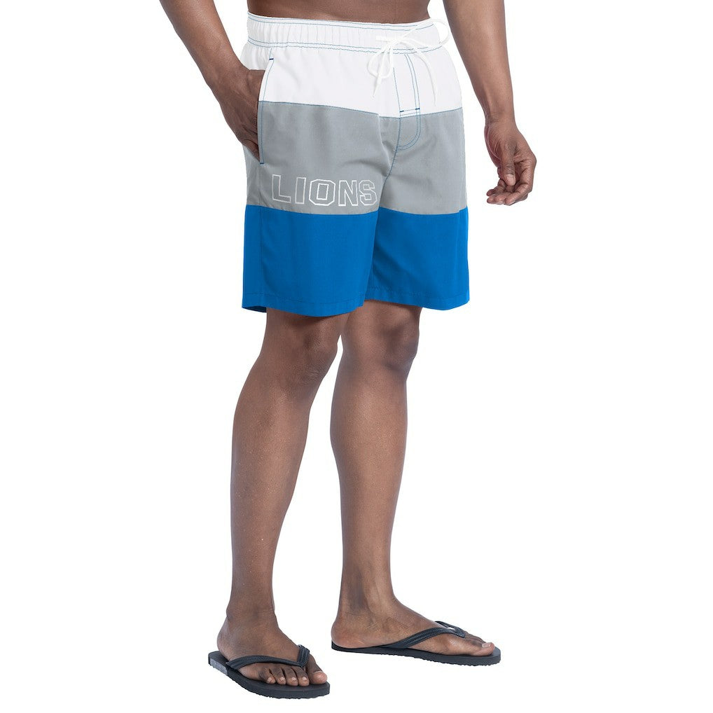 G-III Sports by Carl Banks Sunrise Volley Swim Shorts - Detroit Lions Shorts