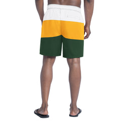 G-III Sports by Carl Banks Sunrise Volley Swim Shorts - Green Bay Packers Shorts