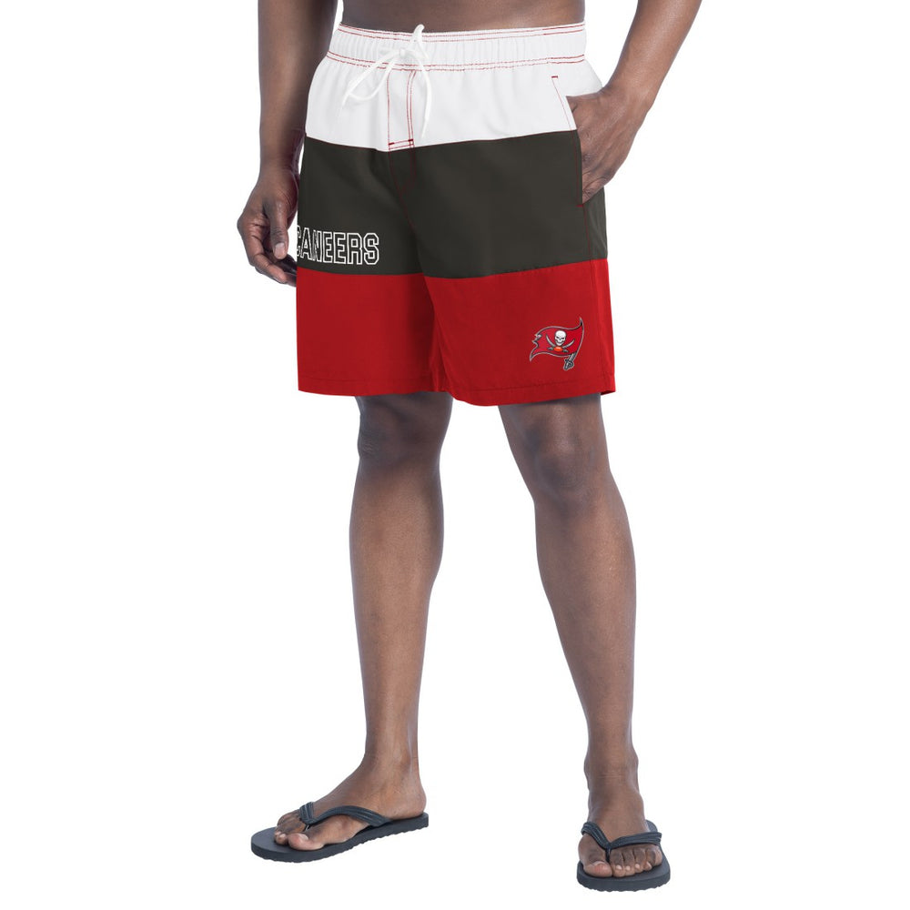 G-III Sports by Carl Banks Sunrise Volley Swim Shorts - Tampa Bay Buccaneers Shorts