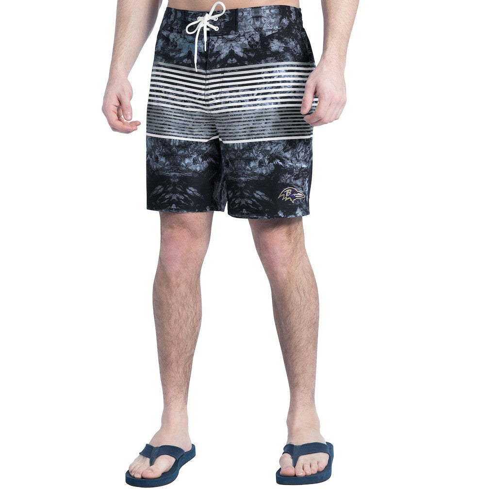 G-III Sports by Carl Banks Horizon Volley Swim Shorts - Baltimore Ravens Shorts