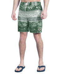 G-III Sports by Carl Banks Horizon Volley Swim Shorts - Green Bay Packers Shorts