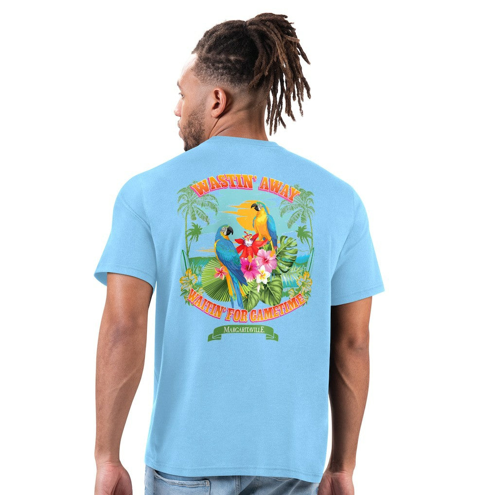 Margaritaville Wastin' Away T-Shirt - New England Patriots T-shirts