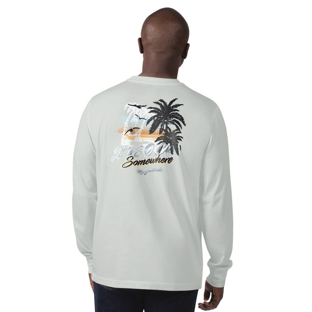 Margaritaville It's Five O'Clock Somewhere Long Sleeve T-Shirt - Las Vegas Raiders T-shirts