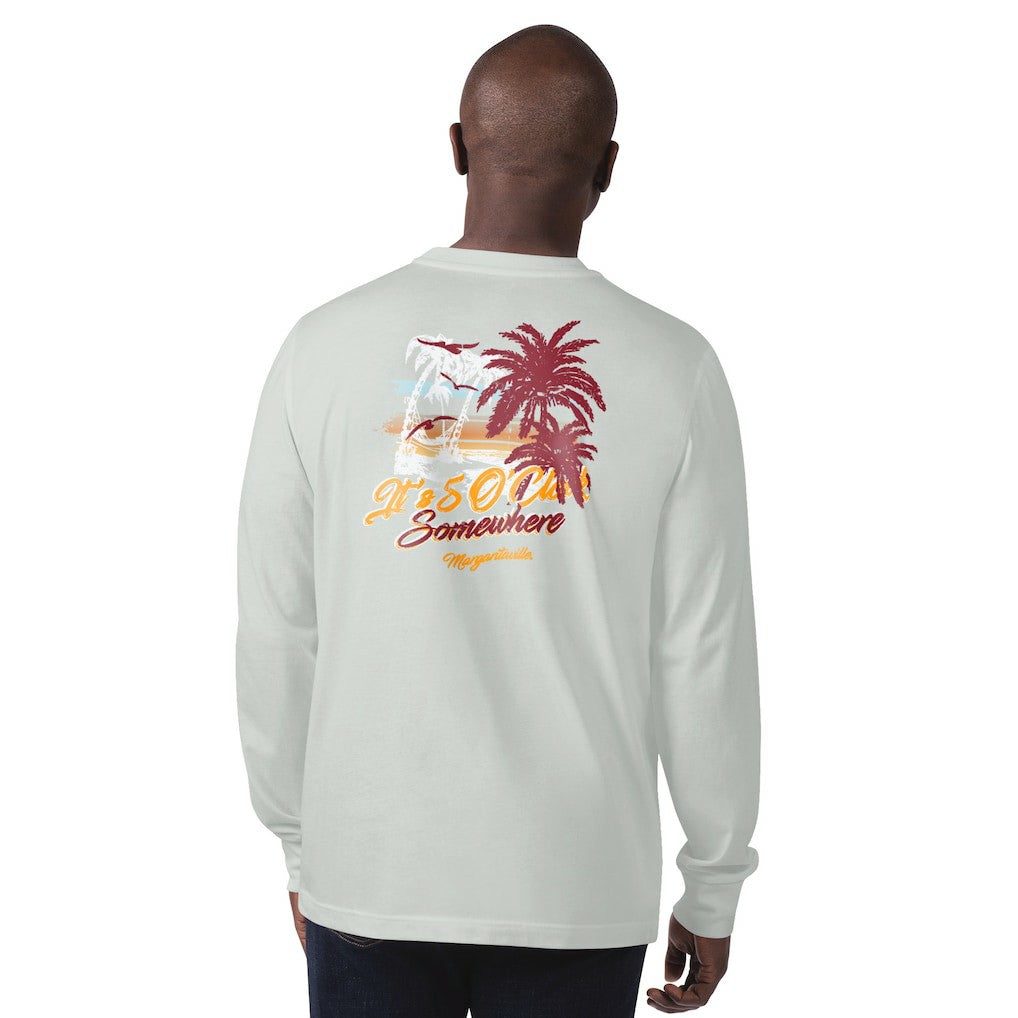 Margaritaville It's Five O'Clock Somewhere Long Sleeve T-Shirt - Washington Commanders T-shirts