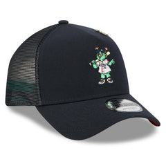 Navy Houston Astros New Era 2025 Big League Chew A-Frame 9FORTY Adjustable Trucker Hat
