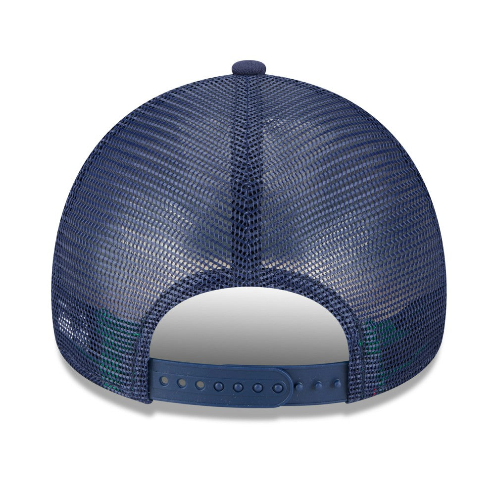 Navy Milwaukee Brewers New Era 2025 Big League Chew A-Frame 9FORTY Adjustable Trucker Hat