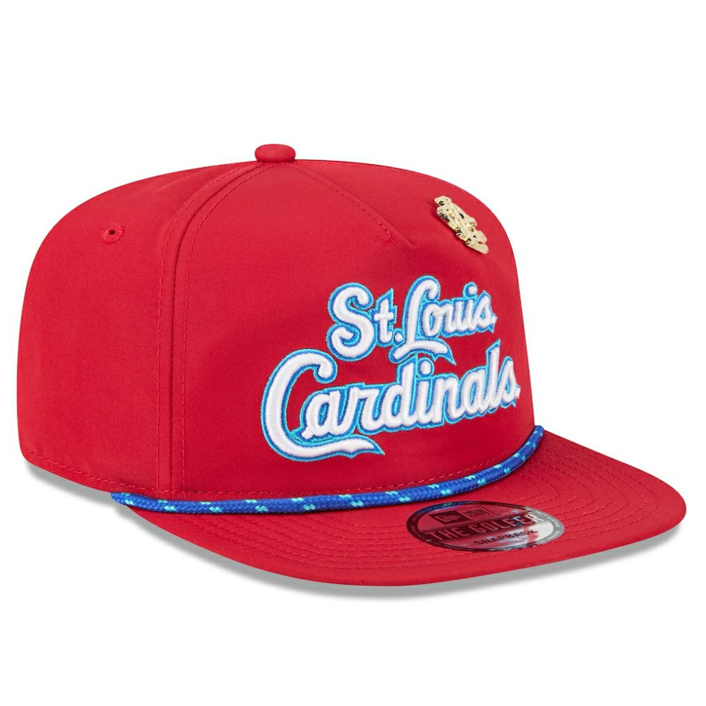 Red St. Louis Cardinals New Era 2025 Big League Chew Golfer Snapback Hat