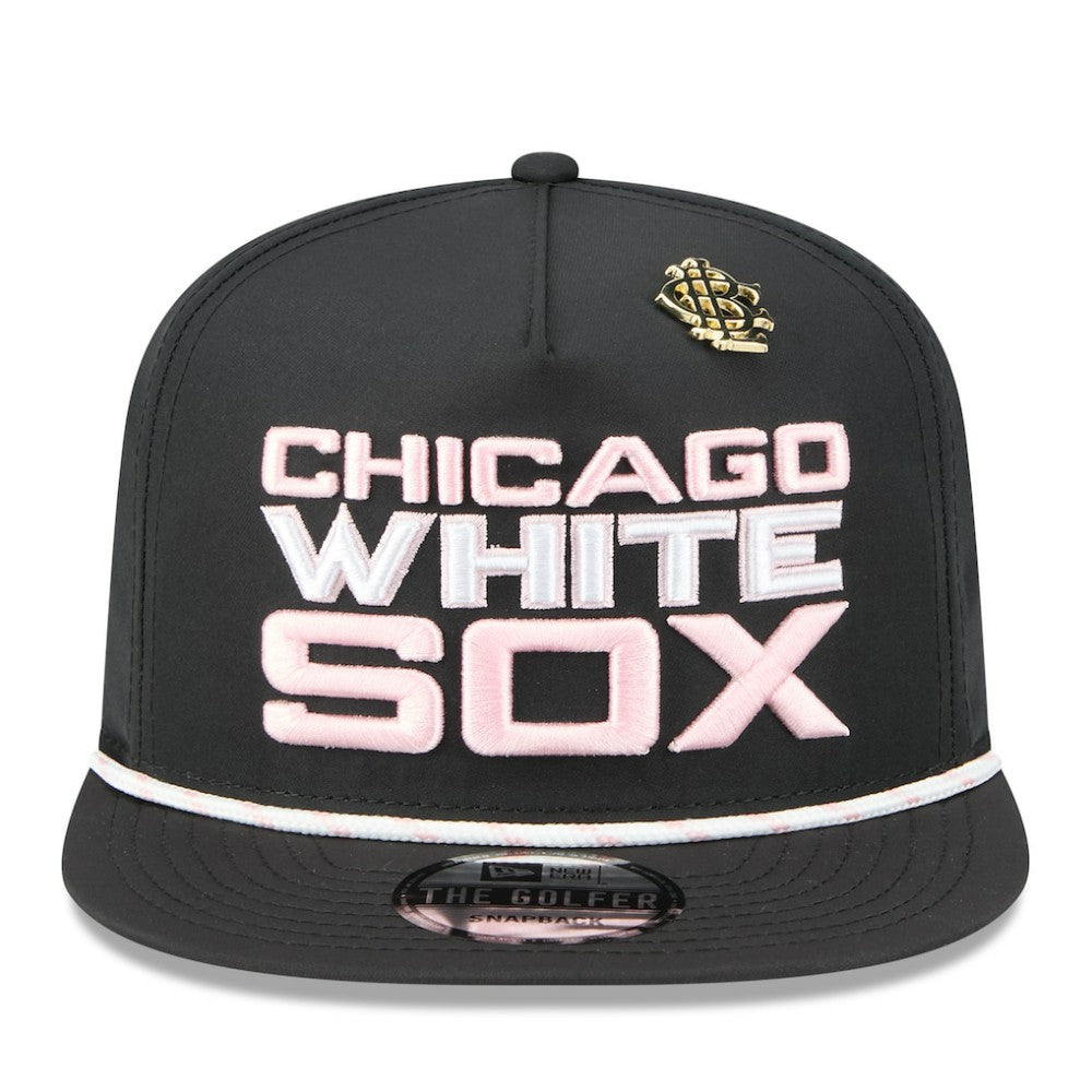 Black Chicago White Sox New Era 2025 Big League Chew Golfer Snapback Hat