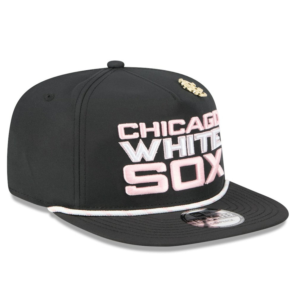 Black Chicago White Sox New Era 2025 Big League Chew Golfer Snapback Hat