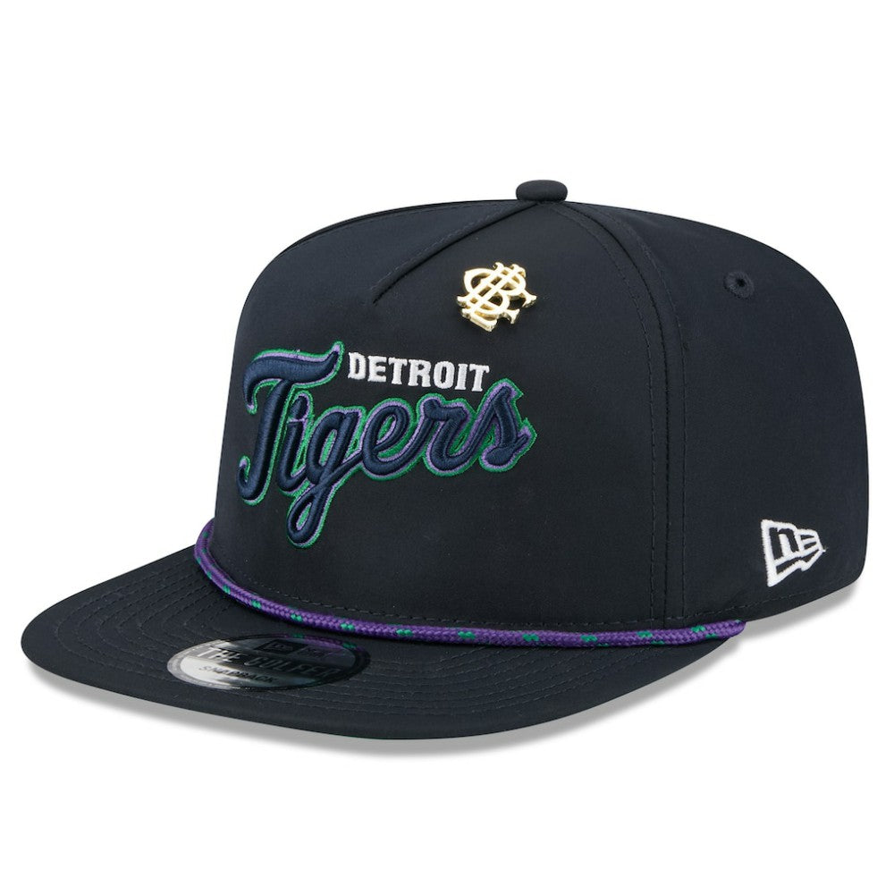 Navy Detroit Tigers New Era 2025 Big League Chew Golfer Snapback Hat