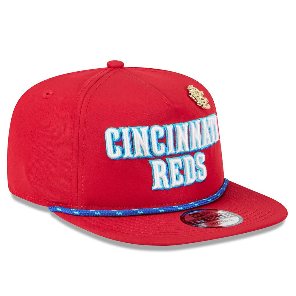 Red Cincinnati Reds New Era 2025 Big League Chew Golfer Snapback Hat
