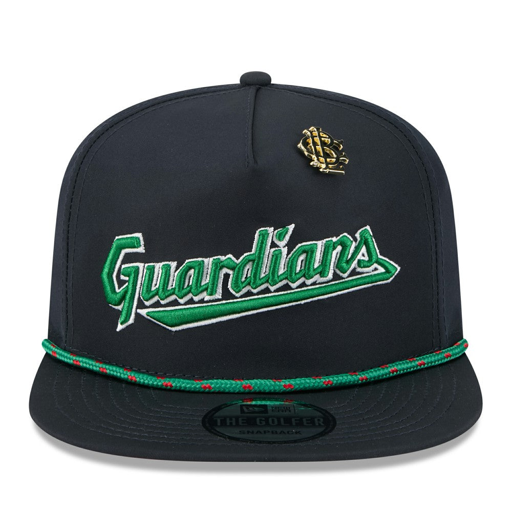 Navy Cleveland Guardians New Era 2025 Big League Chew Golfer Snapback Hat