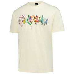 Cream Philadelphia Phillies New Era Ransom Note Oversized T-Shirt