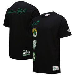 Boston Celtics Black Out Collection Vintage Premium T-Shirt