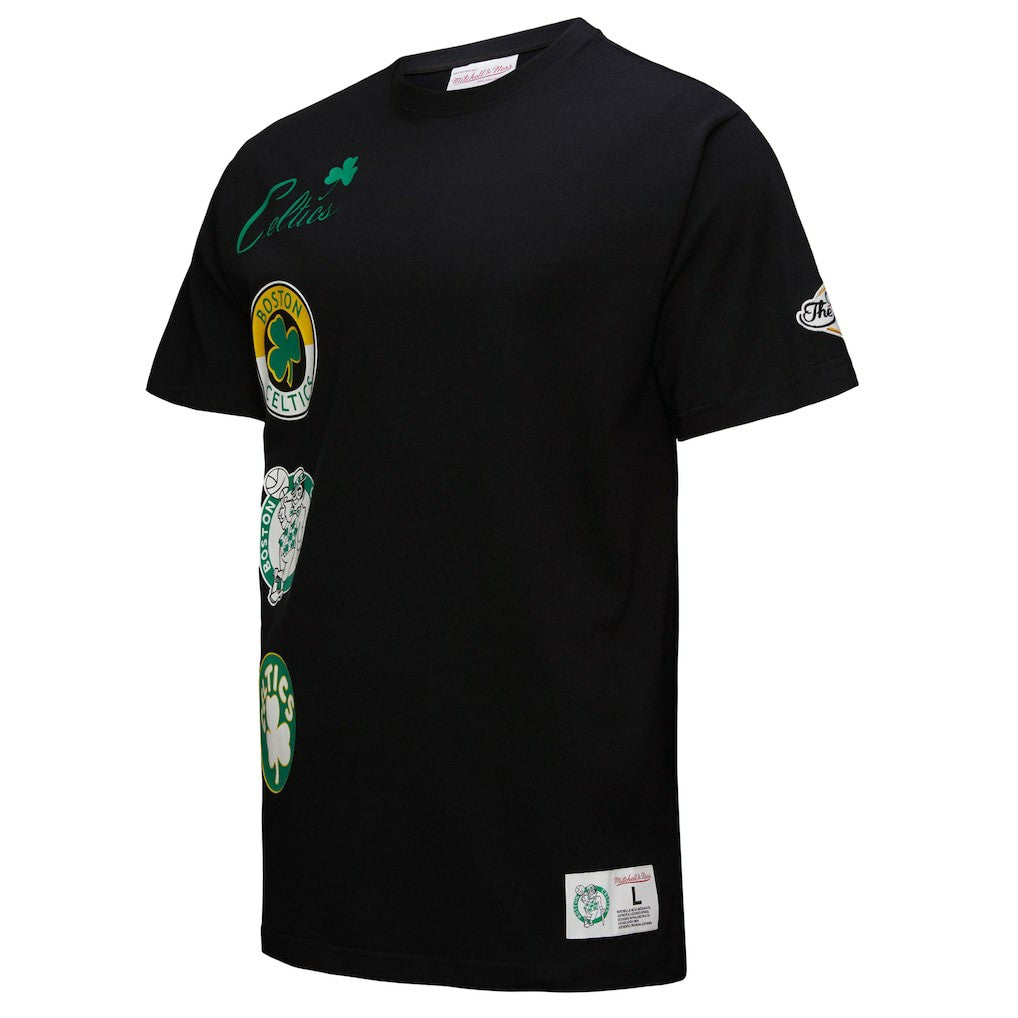 Boston Celtics Black Out Collection Vintage Premium T-Shirt
