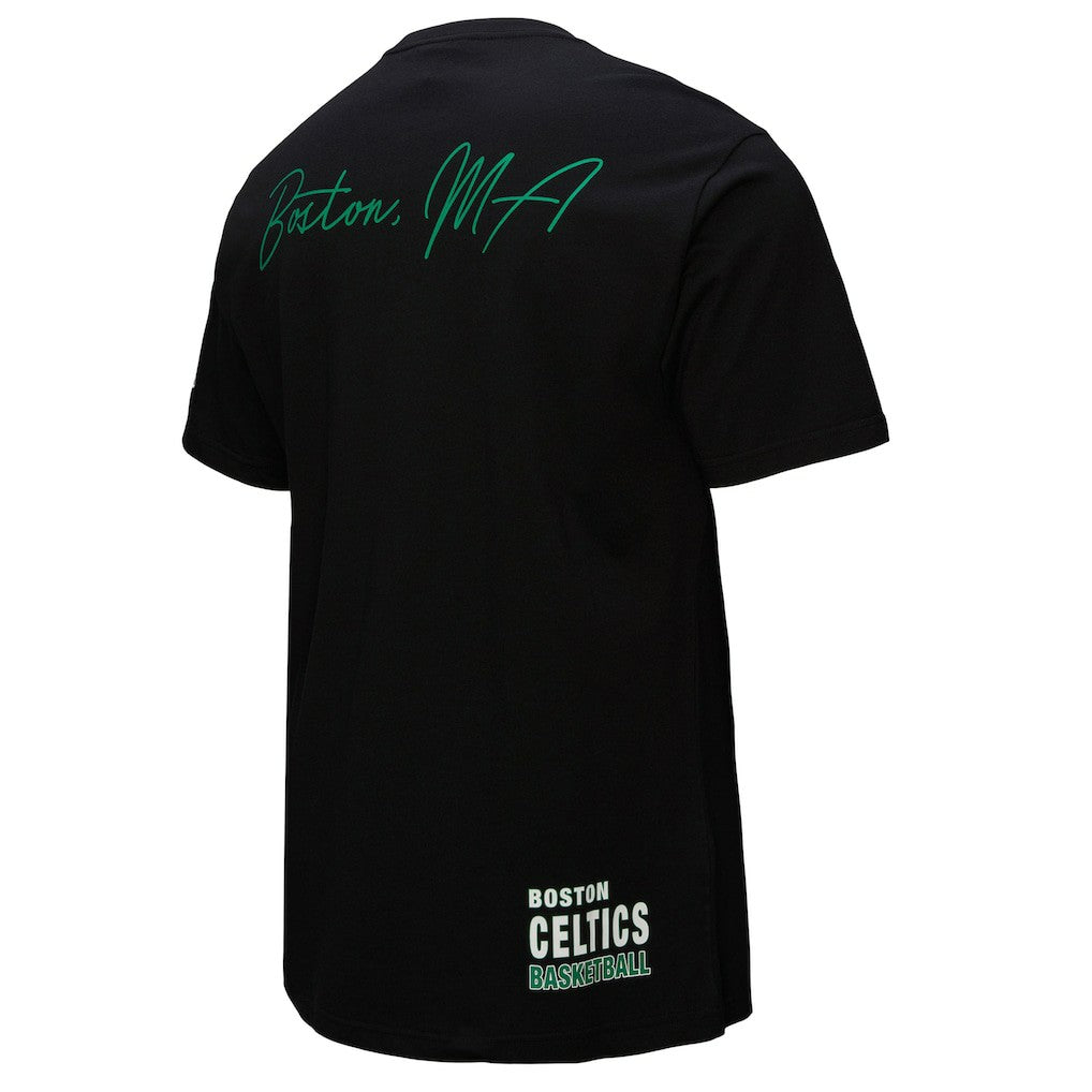 Boston Celtics Black Out Collection Vintage Premium T-Shirt