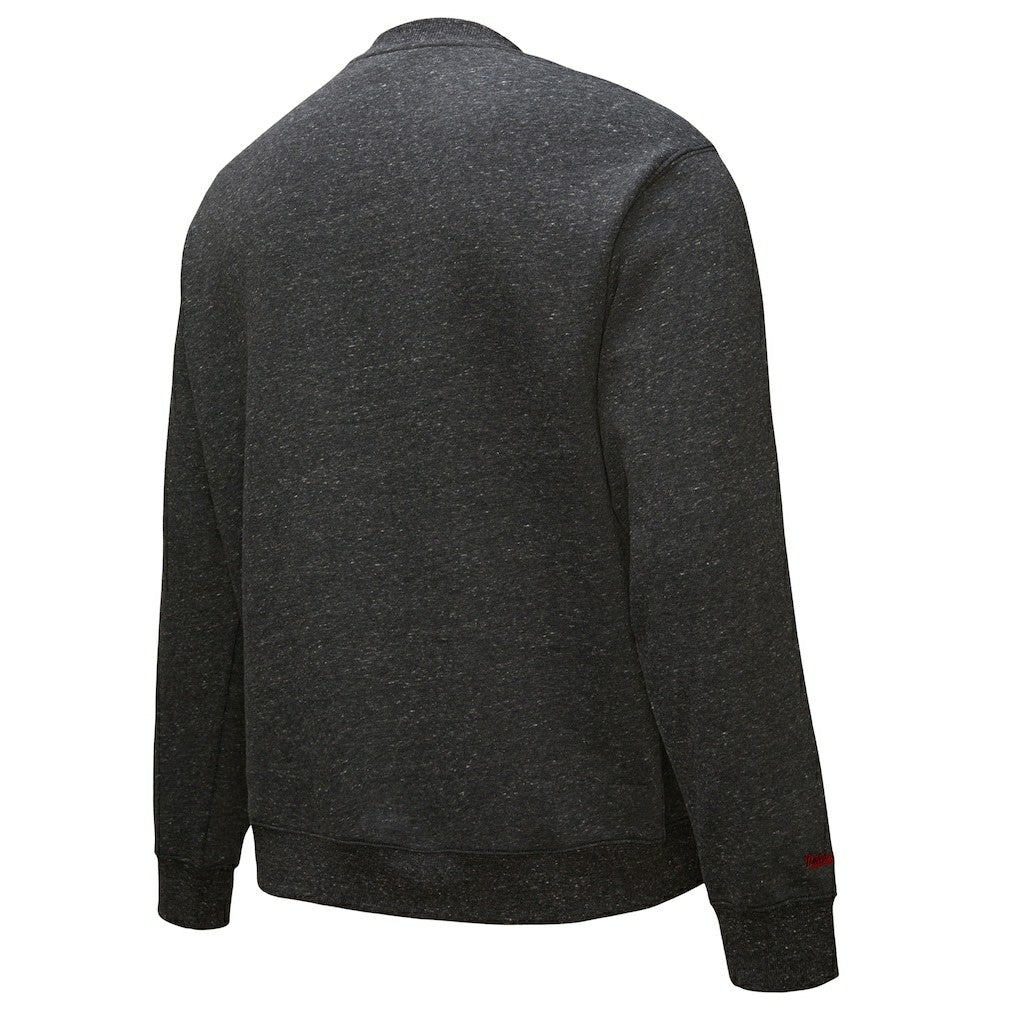 Chicago Bulls Hardwood Classics Blackout Collection Snow Washed Pullover Sweatshirt