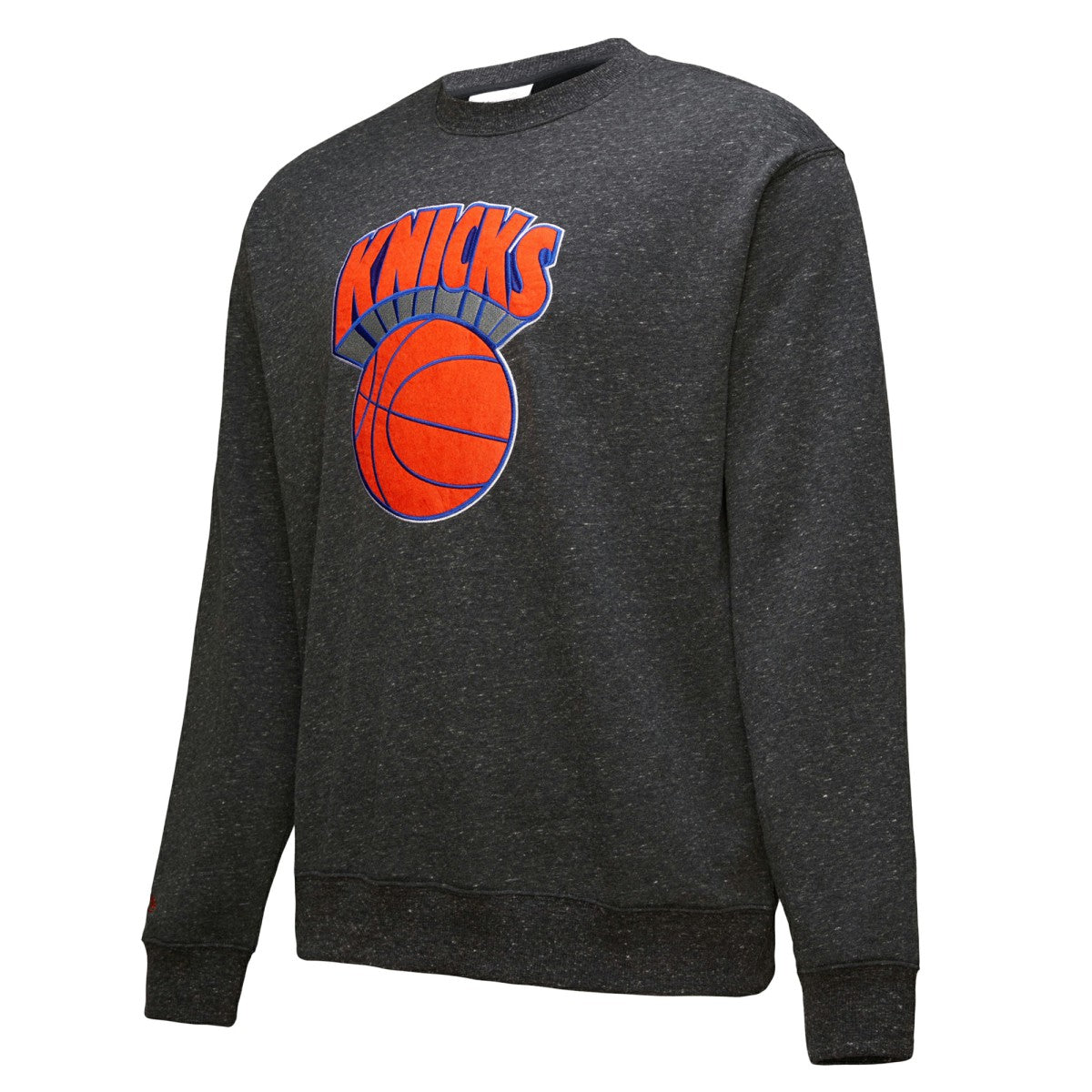 New York Knicks Hardwood Classics Blackout Collection Snow Washed Pullover Sweatshirt