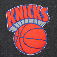 New York Knicks Hardwood Classics Blackout Collection Snow Washed Pullover Sweatshirt